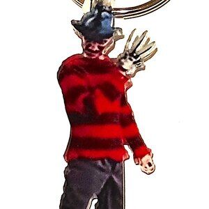 Freddy Krueger Acrylic Keychain Horror Movie Collectible Gift Nightmare Figure